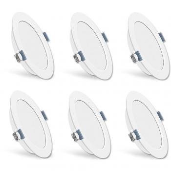 Downlight Alusso 9W LED fin encastrable blanc