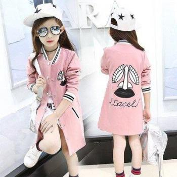 Abrigo de estilo béisbol para otoño y primavera