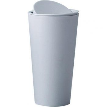 Compact Desk Waste Basket with Lid