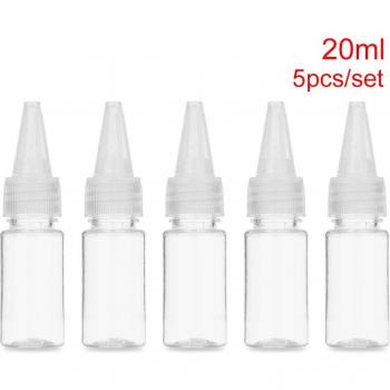 5 pcs Childproof Squeeze Dropper Bottles
