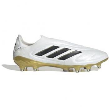 Adidas Copa Pure Elite III Laceless FG Road To Glory Boots – White / Zero Metallic / Core Black / Gold Metallic (Grass)