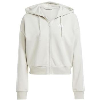 Adidas Essentials Damescapuchon Volledige Rits 3‑Striped Edition