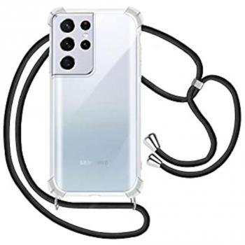 Funda Colgante Negra para Samsung Galaxy S21 Ultra