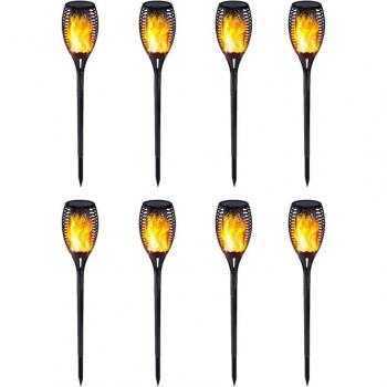 Solar Gazon Vlam Lamp IP65 Waterdicht Tuinaccessoire