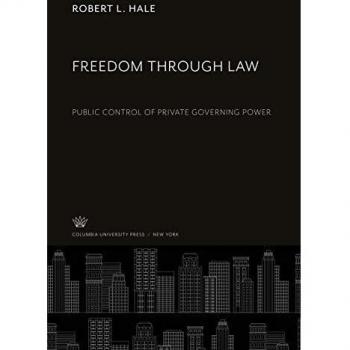 Freedom Through Law: Public Control of Private Governing Power
