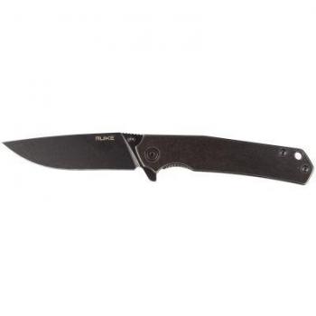 Black Oxide 3.5 P801-SB FrameLock Folding Knife by RUIKE