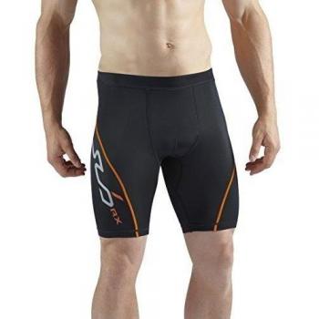 Pantalones cortos deportivos Sub Sports para hombre, talla UK: 2X-L, color negro/naranja