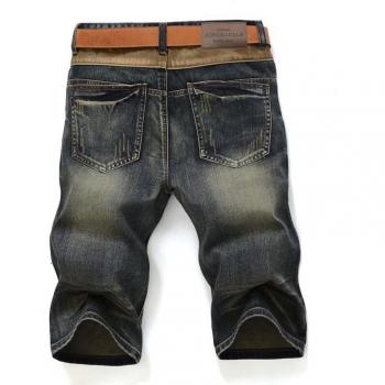 AIRGRACIAS Herren Jeans Bermuda Shorts in nostalgischem Design Größe 28-38