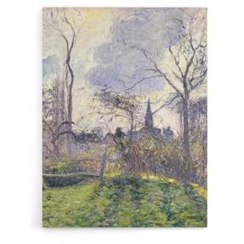 Bazincourt Bell Tower, Pissarro Style – 12×16 Canvas