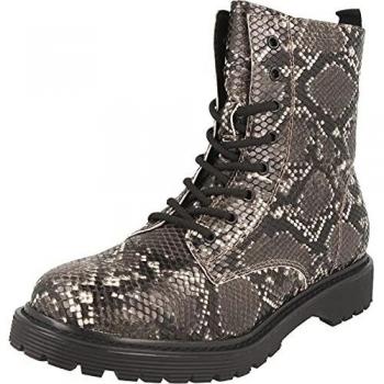 Jane Klain Damen Schuhe Boots Stiefel 252-490 Reißverschluss Grau