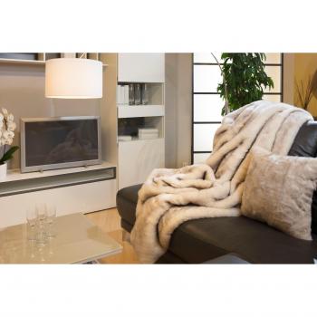 Kuschelige Polarfuchs Decke von Star Home Textil
