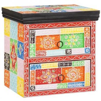 Night Wardrobe “Manga” in Legno Multicolore – 40×30×40 cm