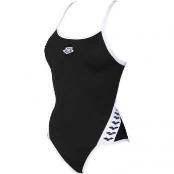 Arena Icons Super Fly Back Solid Badeanzug Damen Schwarz 44