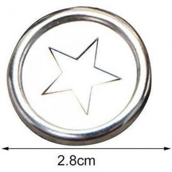 10pcs Star Shape Binder Rings for Student Stationery