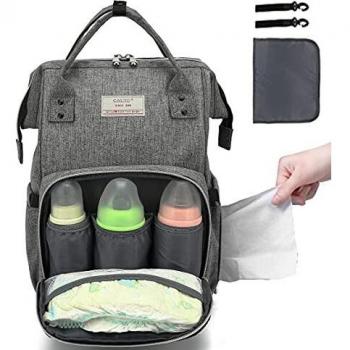 MoFut Wickelrucksack mit Wickelunterlage, Baby Wickeltasche groß, Windeltasche multifunktional, Rucksack für Unterwegs