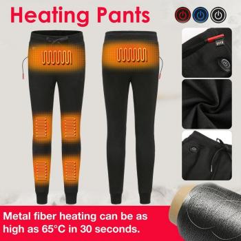 Pantalones de base térmica eléctricos para acampar