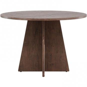 Bootcut Mokka Matbord (Ø110) – Ventura Design