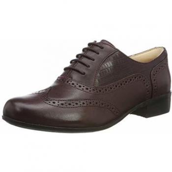 Clarks Hamble Oak Chaussures Femme, Burgundy Combi