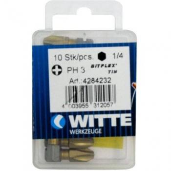 0 puntas en cajita de plástico largo 25 mm (ph 3 bitflex tin)