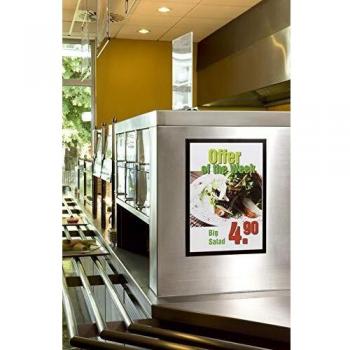 Blister 2 marco autoadhesivo magnetico duraframe a3 negro durable