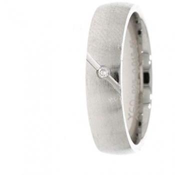 Xen Ring (Diamant 0,015ct) – 54 mm Bandring, 925 Silber