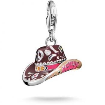 Thomas Sabo Women's Cowboy Hat Charm – Sterling Silver with CZ Accents