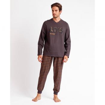 Pijama de hombre Lois en color gris