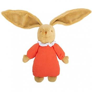 Peluche Lapin Musical Nid d’Ange – Couleur Corail – 25 cm
