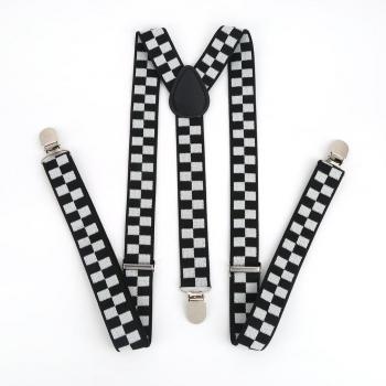 Elastische Broek Bretels met 3 Clip Bevestigingen