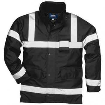 Chaqueta de trabajo Iona Lite Traffic negra Portwest S433 XL