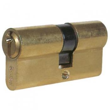 Cilindro sagomato doppio profilo ISEO F5 in ottone mm 80 con chiavi e camma DIN 35+45