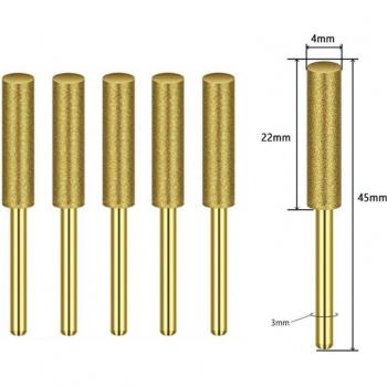 Kit d'affûtage de scie à chaîne 5 pièces