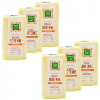 Pack Semoule Moyenne Grain de Frais – 6 kg