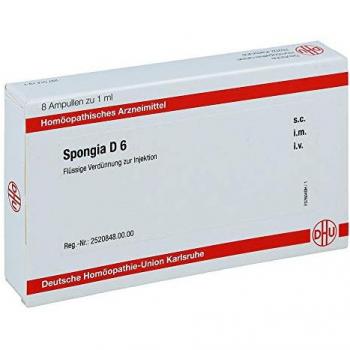 Spongia D6 DHU Ampullen, 8 Ampullen
