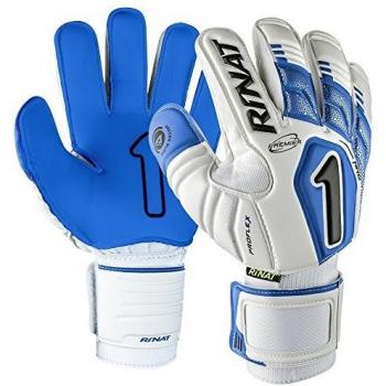 Kinder-Edition: Rinat UNO Premier NRG SEMI Torwarthandschuhe Weiß/Blau, 4