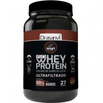 Drasanvi Whey Protein Aislé à la double saveur chocolat 800 g