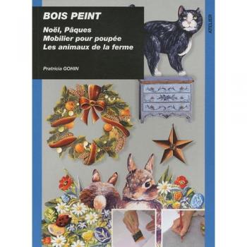 BOIS PEINT, PAQUES, NOEL, MOBILIER POUR POUPEES, ANIMAUX DE
