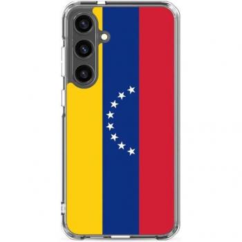Venezuela Flag Silicone Case for Samsung Galaxy S21+ (Bright Multicolors)