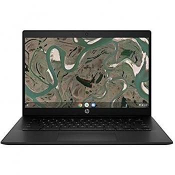 HP Chromebook 14 G7 (14, Intel Celeron N5100, DE) Notebook Schwarz