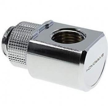 Shiny Silver 90° Rotary-Smooth Conversion Kit, BarrowCH G1/4