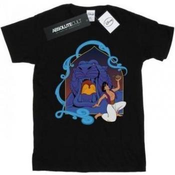 Disney Boys Aladdin Cave Of Wonders T-Shirt Black