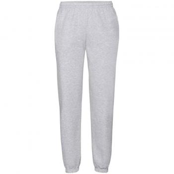 Grey Heather Men's Elasticated Hem Jogger Bottoms