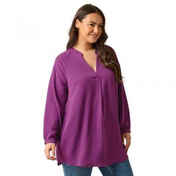 Evelyn’s Notch Neck Long Sleeve Dress