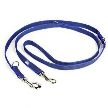 K9 Double Leash Blue 20mm 2.2m for 50kg Dogs