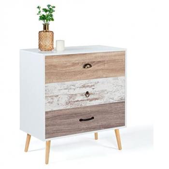 Cassettiera Bahia 3 cassetti design scandinavo