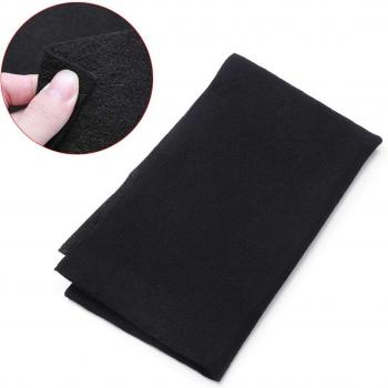 5pcs Black Carbon Filter Sponge for Cooker Hood Smoke Ventilation