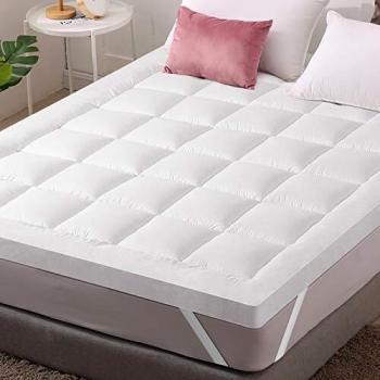 Couvre Matelas Matelassé Hypoallergénique et Anti-acarien de 140x190 cm