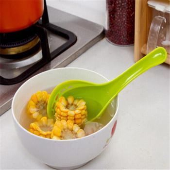 Large Soup Serving Spoon with Strainer