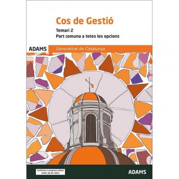 Temari 2 Cos de Gestió, Part comuna, de la Generalitat de Catalunya (Tapa blanda).