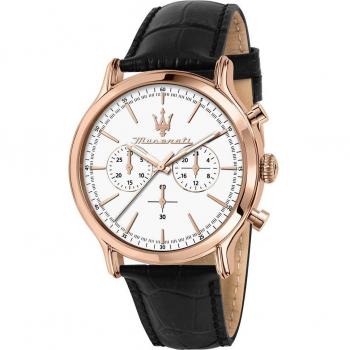 Maserati Chronograph Armbanduhr Epoca R8871618016 42mm Schwarz